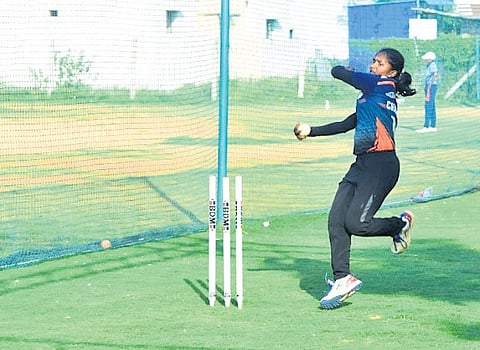 Encouraged by her father, Dandu Sivaprasad, Chakrika began training at the age of 11.