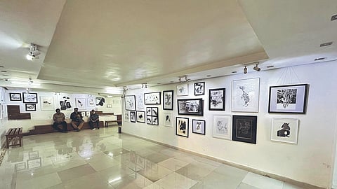 Drawing life in shade of stillness