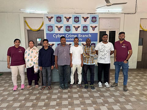 The accused, operating from multiple cities including Jamnagar, Mumbai, and Bengaluru, were caught after a meticulous digital and human intelligence operation led by senior officers of the Cyber Crime Unit.