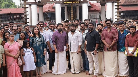 Pooja ceremony of Dileep's D 152