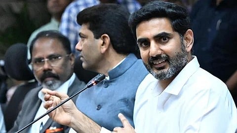 Minister for IT Nara Lokesh.