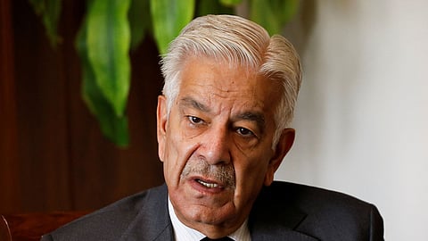 Pakistan Defence Minister Khawaja Asif.
