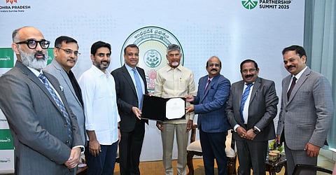 ReNew Power delegation met CM Nara Chandrababu Naidu in Visakhapatnam on Thursday.