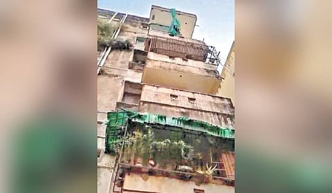 According investigation, it was found that the building was neither repaired nor maintained for the last several years.