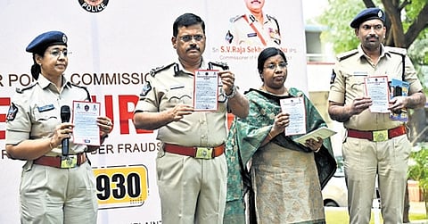 Addressing the gathering, the commissioner said the initiative focuses on reducing cybercrimes through sustained awareness.