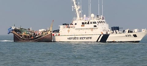 The ICG statement said, “The fishing boats were operating in violation of the Maritime Zones of India (Regulation of Fishing by Foreign Vessels) Act, 1981.”