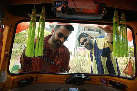 (L-R) Electronica producers Kenzani and Tech Panda