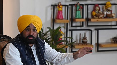 Punjab CM Bhagwant Mann wrote on X that the people will not "let our right slip away just like that."