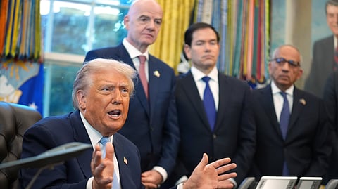 Trump has raised the possibility of moving games from certain host cities amid a crackdown on what he says is crime and migration in some Democratic-run cities.