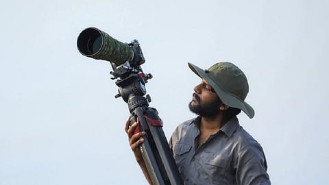 Wildlife conservationist Srikanth Mannepuri