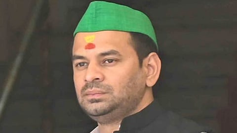 Janshakti Janata Dal (JJD) leader Tej Pratap Yadav.