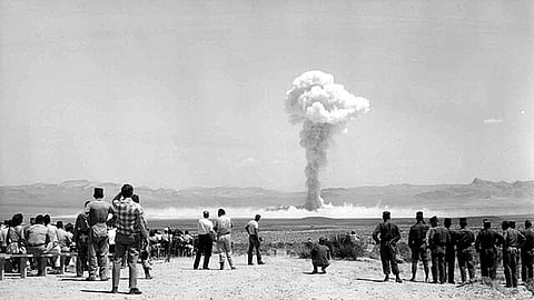 'Small Boy' nuclear test, July 14, 1962, part of Operation Sunbeam, at the Nevada Test Site