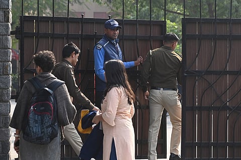 According to officials, police teams were immediately dispatched to the affected schools, where thorough inspections of the premises were carried out.