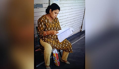 BLO assistant Ushaben Indrasinh Solanki.