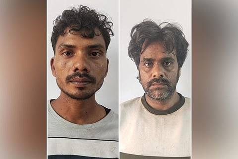 The arrested individuals - Rohit (29) and Santri (37)