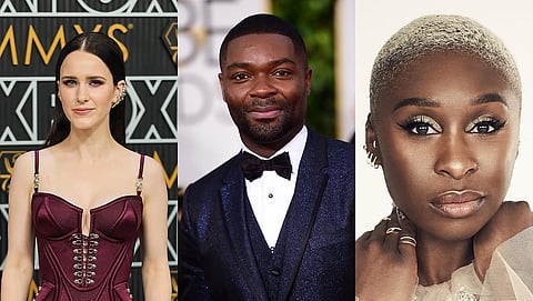 From L to R: Rachel Brosnahan, David Oyelowo, Cynthia Erivo