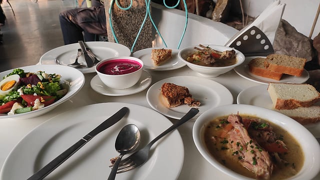 Irish spread at the cafe