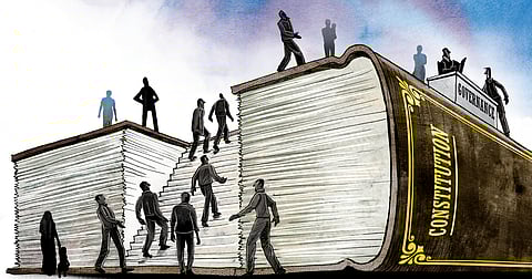 Alongside the main event, people from across the country will participate in an online mass reading of the Preamble via MyGov.in and Constitution75.com.