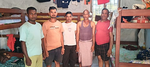 In a video message sent to their families, the workers said they have run out of money and are facing serious difficulties in managing accommodation and food.