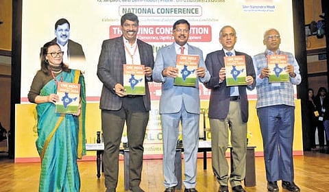 The book release ceremony was attended by senior officials from the Ministry of Social Justice & Empowerment, Government of India.