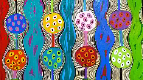 'Pambach' by artist Insha Manzoor