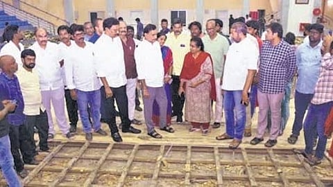 Vijayawada MP Kesineni Sivanath (Chinni) and East MLA Gadde Ramamohan said the government is rapidly modernising the city’s sports grounds and indoor stadiums to host national and international competitions.
