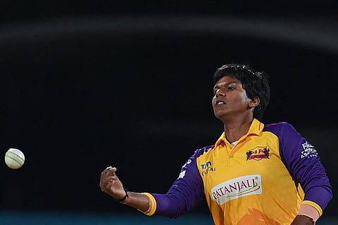 UP Warriorz retained star all-rounder Deepti Sharma. (Photo | AFP)