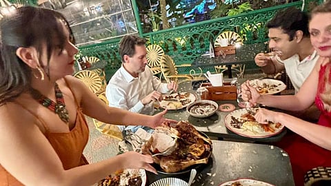 A glimpse of an early Thanksgiving feast hosted by Bangalore Expats and Socials community on Friday