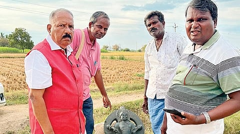 Rare Sun idol unearthed in Ballari district recently
