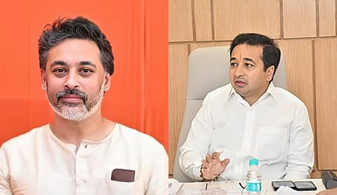 Shiv Sena MLA Nilesh Rane (left) and his brother and BJP minister Nitesh Rane (right) who countered the charge.