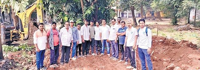 Members of Berhampur Sabuja Bahini during an operation | Express