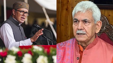 Chief Minister Omar Abdullah and Lt Governor Manoj Sinha.