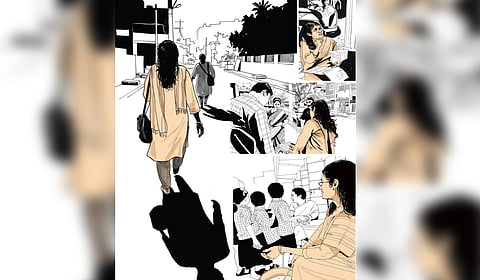 While other BLOs zip through their routes on two-wheelers, Mohini, who is in her forties, moves at a slower, steadier pace - on foot, house after house, lane after lane.