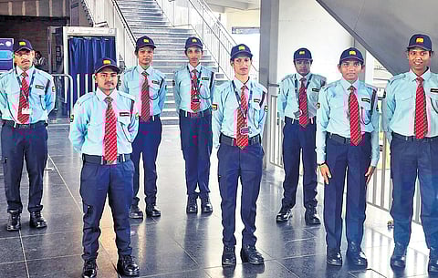 Hyderabad Metro Rail has inducted 20 transgender personnel into its security team starting today.