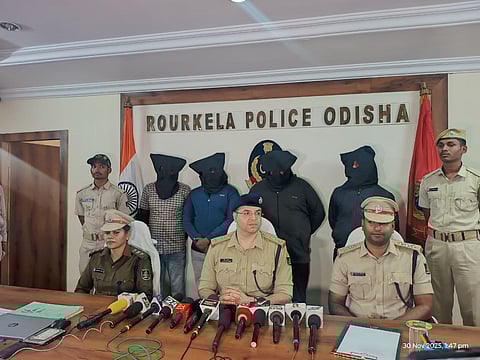 At least 12 ATM cards, one hard drive, three Aadhaar cards, three passbooks of different banks, five cheque books, one laptop and four mobile phones were seized from the accused.