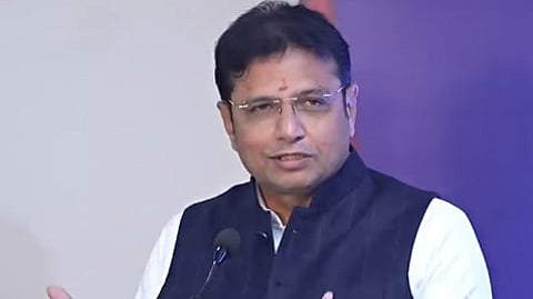 IT & Industries Minister D Sridhar Babu during the Covasant New AI Innovation Center Inauguration Ceremony in Hyderabad