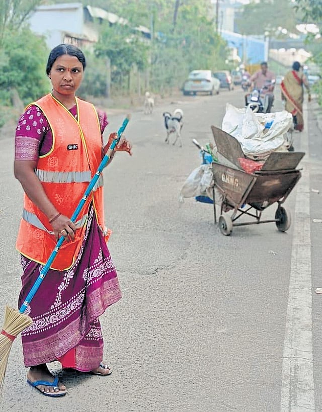 sweeps the city streets during the daytime.