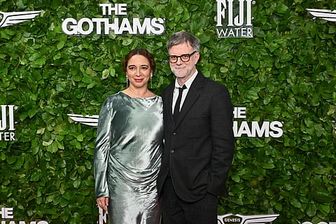 Maya Rudolph, left, and Paul Thomas Anderson attend The Gotham Film Awards at Cipriani Wall Street on Monday, Dec. 1, 2025, in New York.