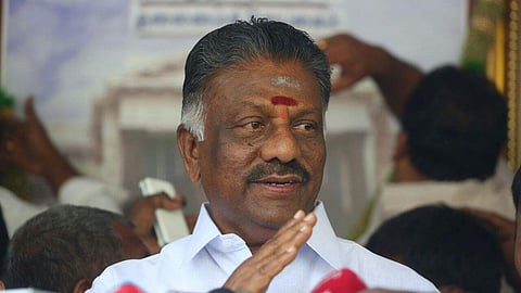 Former Chief Minister O Panneerselvam