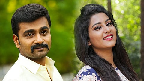 Srihan Deepak and Divya Suresh from Kempu Haladi Hasiru