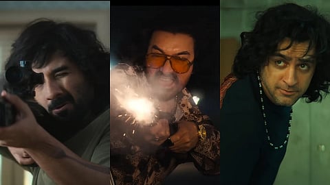 (from left) Vir Das, Aamir Khan and Imran Khan in Happy Patel