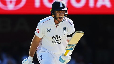 Joe Root in action at the Gabba. (Photo | AP)