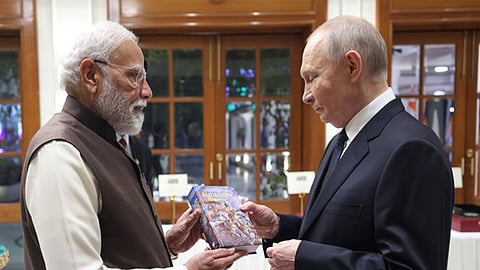PM Modi gifts Russian edition of Bhagvad Gita to Putin