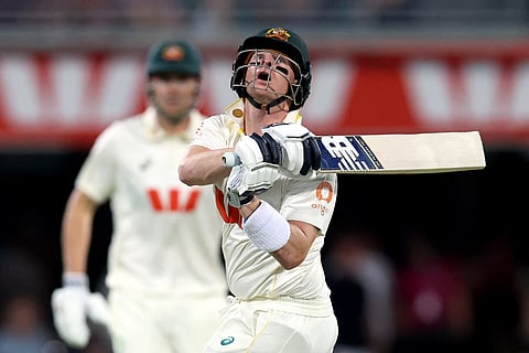 Australia’s captain Steve Smith hits a shot on day two of the second Ashes Test between Australia and England at the Gabba. (Photo | AFP)