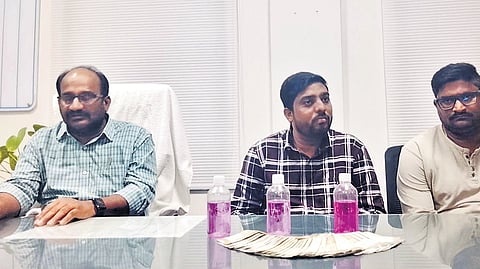 Hanamkonda addl collector and two junior assistants were nabbed on Friday