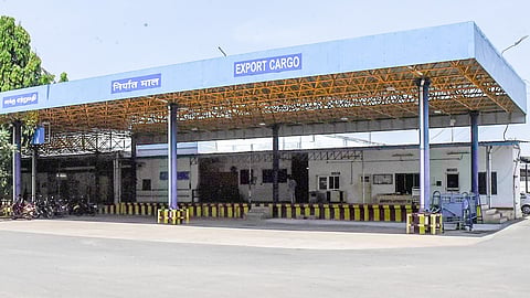 The view of cargo terminal of Tiruchy International airport.