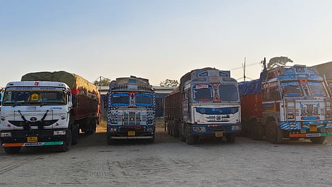 Chhattisgarh has seized trucks transporting paddy illegally.