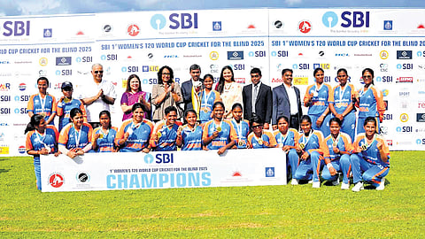 Andhra's Karuna Kumari who won the first-ever World Cup for Blind.