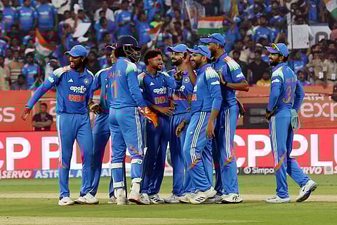 Kuldeep Yadav grabbed 4/41 in his ten overs.