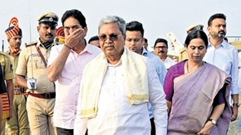 Chief Minister Siddaramaiah arrives in Belagavi for the winter session